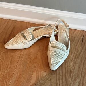 Vince Camuto Cream Slingback Flats